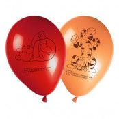 Ballonger Nalle Puh - 8-pack