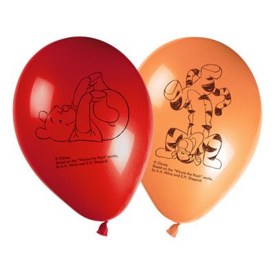 Ballonger Nalle Puh - 8-pack