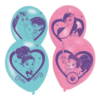Ballonger Nella Riddarprinsessan - 6-pack