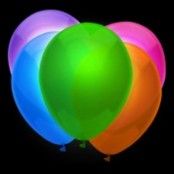 Ballonger Neonfärgade