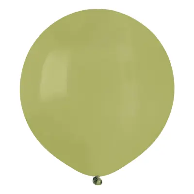Ballonger Olivgrön Runda Stora - 10-pack