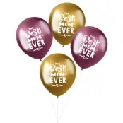 Ballonger"Best Mom Ever"4-pack
