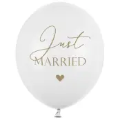 Ballonger"Just Married"Vit 6-pack