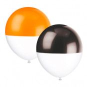 Ballonger Orange/Svart Dipp - 6-pack
