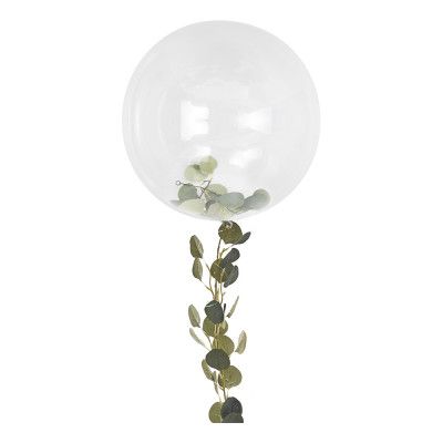 Ballonger Orbz Transparent/Grön - 1-pack