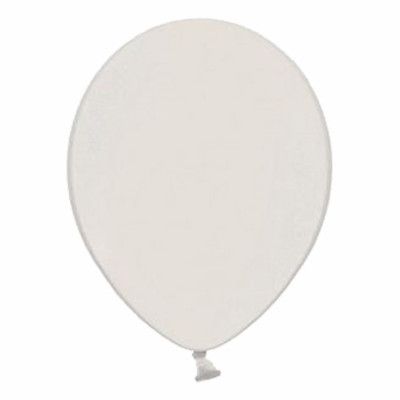 Ballonger Metallic Vit - 10-pack