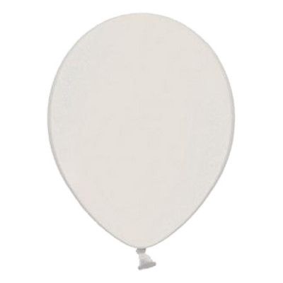 Ballonger Metallic Vit - 25-pack