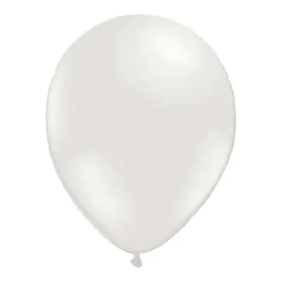 Ballonger Metallic Vit - 25-pack