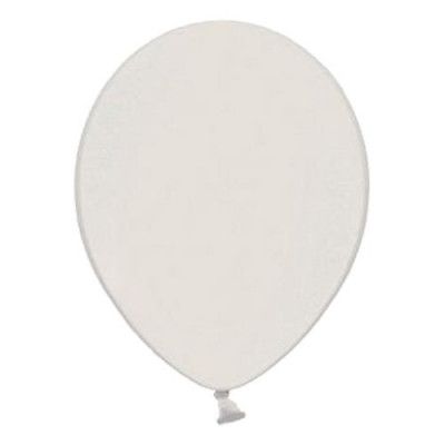 Ballonger Metallic Vit - 50-pack