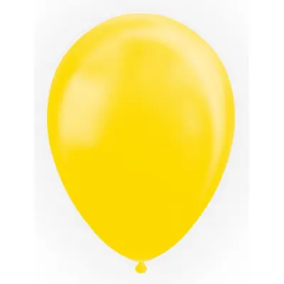 Ballonger pärlemor gul 10-pack