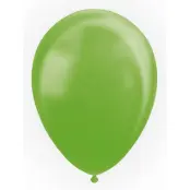 Ballonger pärlemor ljusgröna 10-pack