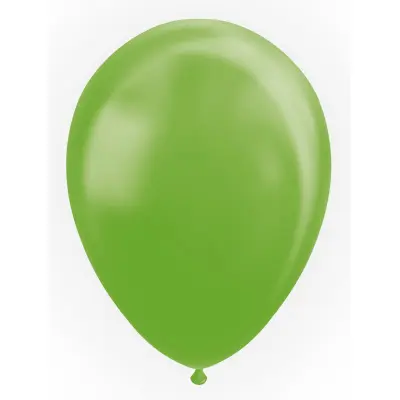 Ballonger pärlemor ljusgröna 25-pack