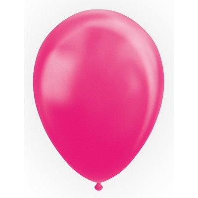 Ballonger pärlemor mörkrosa 10-pack