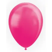 Ballonger pärlemor mörkrosa 25-pack