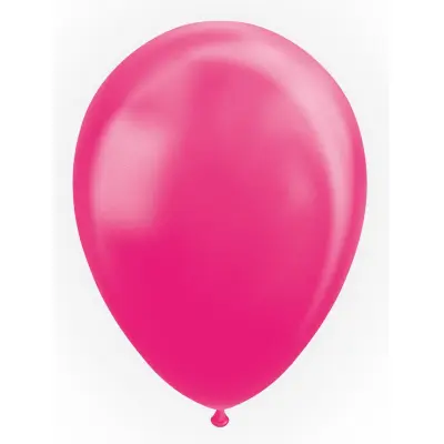 Ballonger pärlemor mörkrosa 25-pack