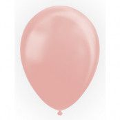 Ballonger pärlemor roséguld 10-pack