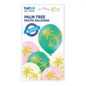 Ballonger Palmträd - 6-pack