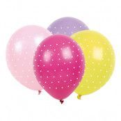 Ballonger Prickiga Rosa/Lila/Cerise - 6-pack