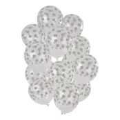 Ballonger Prickiga Silver - 15-pack