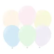 Ballonger Professional Flerfärgade Macaron Pale - 100-pack