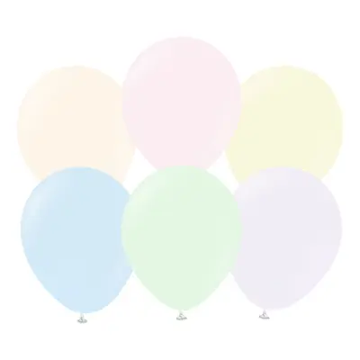 Ballonger Professional Flerfärgade Macaron Pale - 25-pack