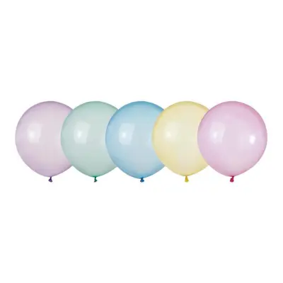 Ballonger Rainbow Crystal Stora - 5-pack