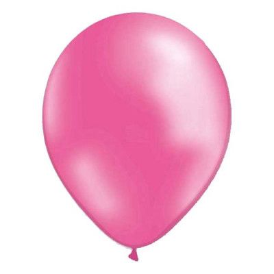 Ballonger Metallic Rosa - 10-pack