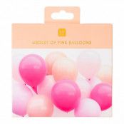 Ballonger Rosa Mix - 16-pack