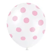 Ballonger Rosa Prickiga - 6-pack