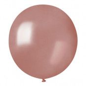 Ballonger Roséguld Runda Stora - 10-pack