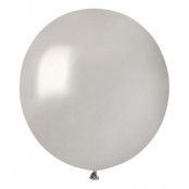 Ballonger Silver Runda Stora - 10-pack