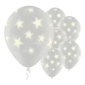 Ballonger Självlysande Stjärnor - 25-pack