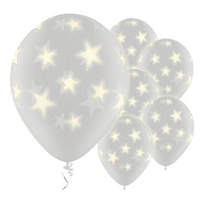 Ballonger Självlysande Stjärnor - 25-pack