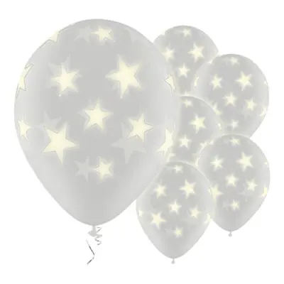Ballonger Självlysande Stjärnor - 25-pack