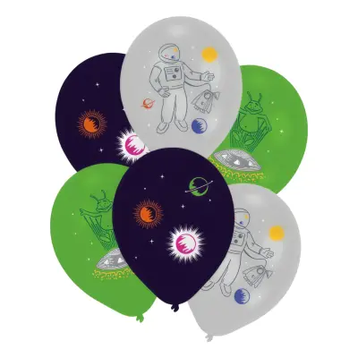 Ballonger Space Party - 6-pack