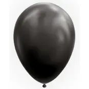 Ballonger Svart 30 cm 10-pack