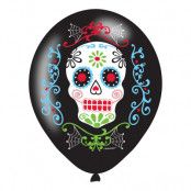 Ballonger Svarta Day of the Dead - 6-pack