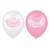 Ballonger Team Bride Rosa/Vit - 6-pack