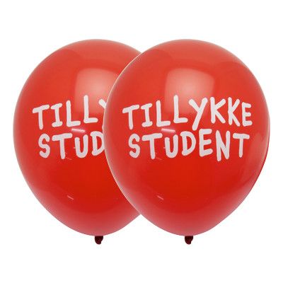 Ballonger Tillykke Student - 10-pack