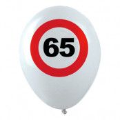 Ballonger Trafikskylt 65 - 12-pack