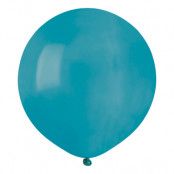 Ballonger Turkosa Runda Stora - 10-pack