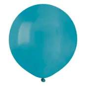 Ballonger Turkosa Runda Stora - 10-pack
