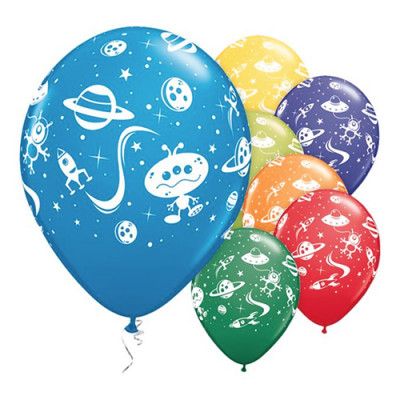Ballonger Utomjordingar - 25-pack