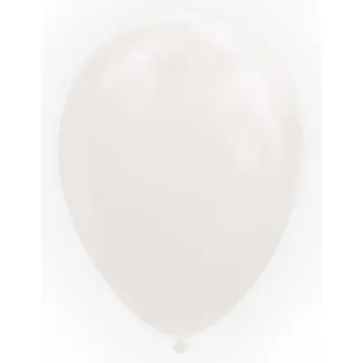 Ballonger Vit 30 cm 10-pack