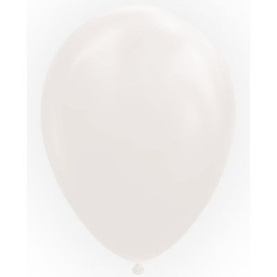 Ballonger Vit 30 cm 25-pack