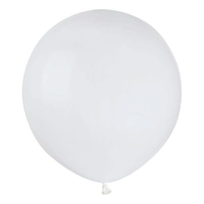 Ballonger Vita Runda Stora - 10-pack