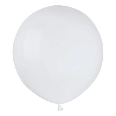 Ballonger Vita Runda Stora - 50-pack