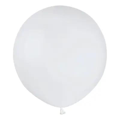 Ballonger Vita Runda Stora - 50-pack