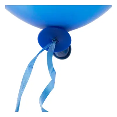 Ballongförslutare med Snöre Blå - 100-pack