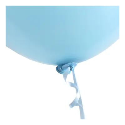 Ballongförslutare med Snöre Ljusblå - 100-pack